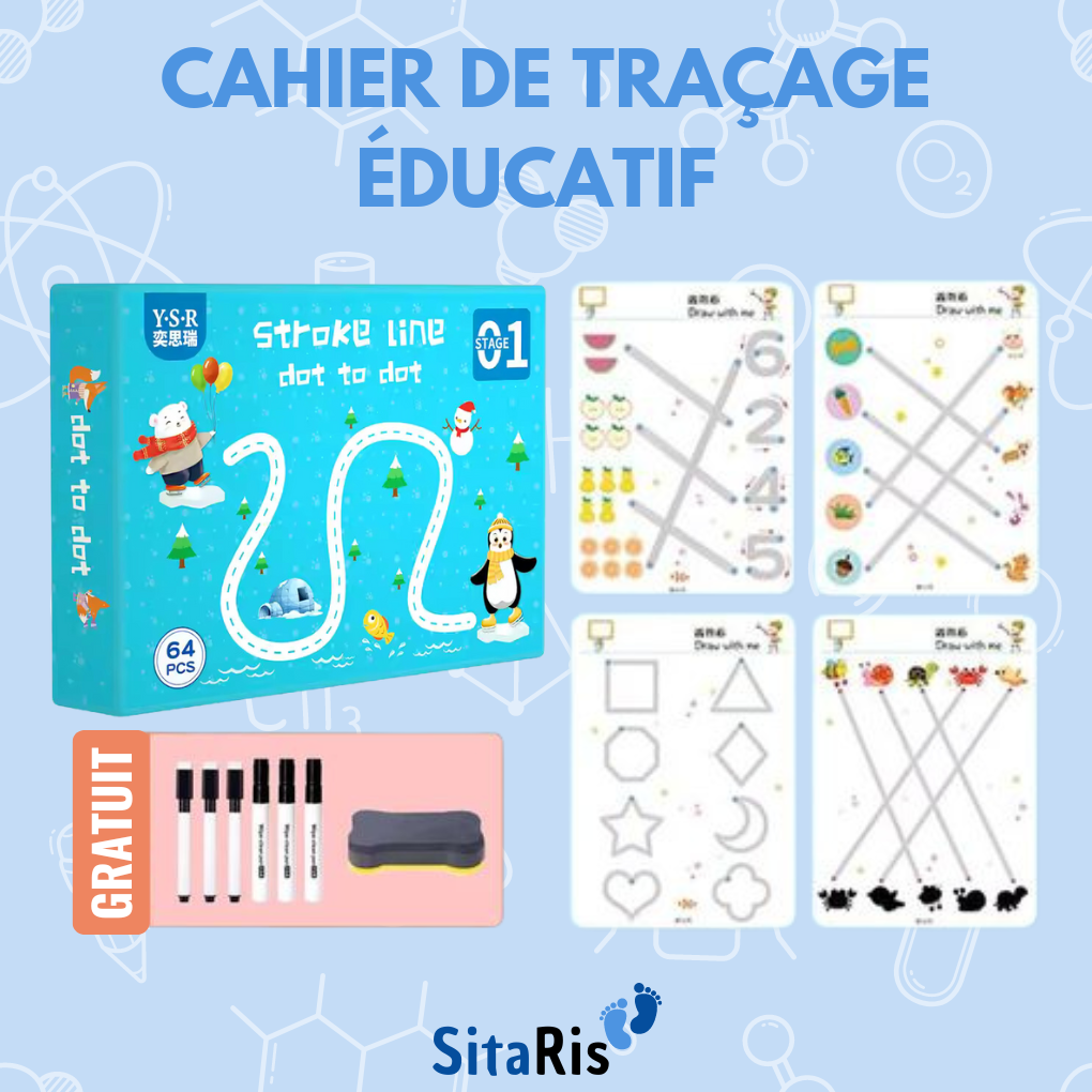 Cahier De Traçage Réutilisable / GRAND FORMAT - Sitaris®